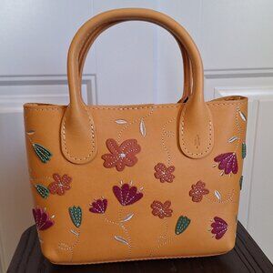 Portland Leather Goods Folklore Small Raindrop Snap in Sunflower